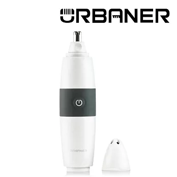 【URBANER奧本】台灣製 MB-061 奧本PREMIUM水洗式鼻毛刀 - 白【鼻毛機/鼻毛修剪器/鼻毛剪刀】白色