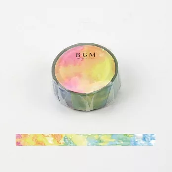 【BGM】和紙膠帶 ‧ 經典Life系列 -虹色水彩