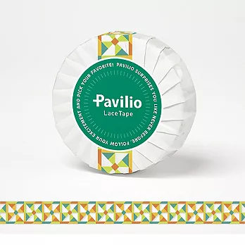 日本 Pavilio Lace Tape 風格膠帶_Standard系列_黃色風車