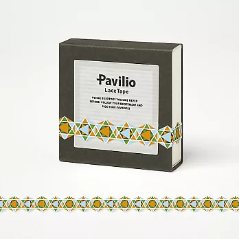 日本 Pavilio Lace Tape 風格膠帶_MINI系列_桔多金