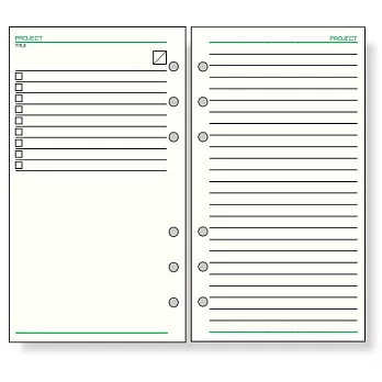 Raymay Davinci 聖書尺寸 工作確認+橫格內頁