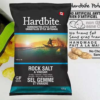 加拿大【哈比特Hardbite】手作洋芋片-礦鹽醋酸