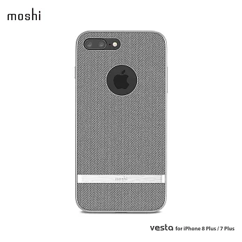 Moshi Vesta for iPhone 8/7 Plus 高機能布面保護背殼灰