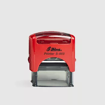 Shiny Stamp Printer DIY 新力活字連續章(4字排) S-883紅色