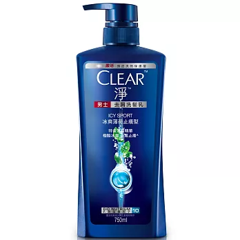 CLEAR淨 男士冰爽薄荷止癢洗髮乳 750ml