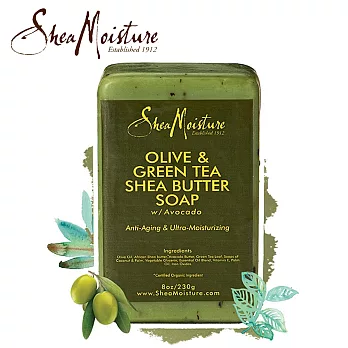 SheaMoisture 乳油木果油滋養皂 - 橄欖 & 綠茶230g