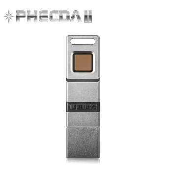 達墨TOPMORE Phecda II 指紋辨識碟 USB3.0 32GB尊貴銀