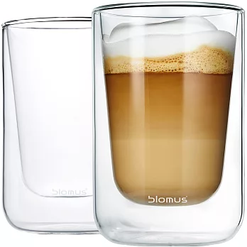 《BLOMUS》Nero雙層玻璃杯2入(250ml)