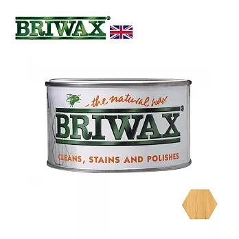 【英國Briwax】拋光上色蠟-復古棕褐色 370g