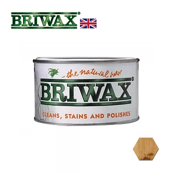 【英國Briwax】拋光上色蠟-棕褐色 370g