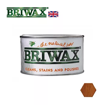 【英國Briwax】拋光上色蠟-柚木色 370g