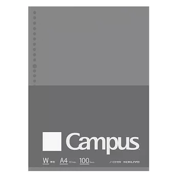 KOKUYO Campus大人系列BIZ活頁紙(空白)-A4(30孔)