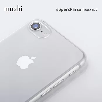 Moshi SuperSkin for iPhone 8 / 7 勁薄裸感保護殼晶透