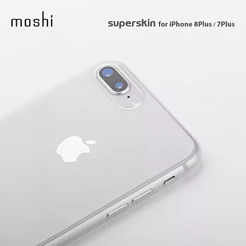 Moshi SuperSkin for iPhone 8 / 7 Plus 勁薄裸感保護殼晶透