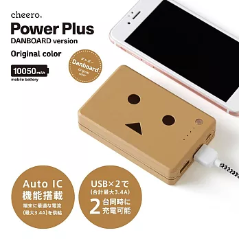 日本cheero 二代經典原色 阿愣10050mAh 雙輸出行動電源