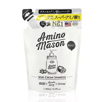 Amino Mason胺基酸植物保濕洗髮精補充包400ml