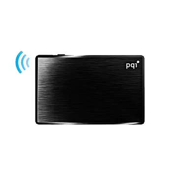 PQI Air Drive A100 Apple無線Wifi名片型讀卡機(工業包祼裝）黑色