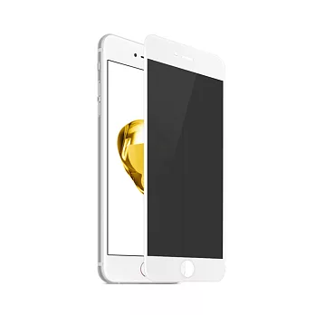 【SHOWHAN】iPhone 6 Plus/6s Plus 3D曲面康寧防窺保護貼 (兩色可選)白色