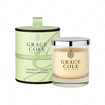 ​【英國香氛世家 Grace Cole】萊姆薄荷與葡萄柚-香氛蠟燭 200g