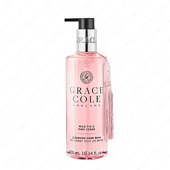 【英國香氛世家 Grace Cole】雪松木與無花果-洗手露 300ml