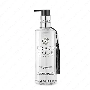 ​【英國香氛世家 Grace Cole】英國梨與白桃-護手乳 300ml