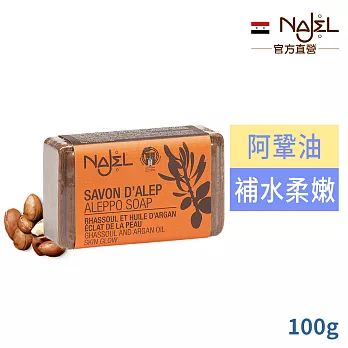 敘利亞NAJEL阿鞏油火岩泥粉阿勒坡皂100g