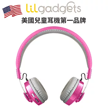 美國LilGadgets兒童耳機-藍芽版粉紅色