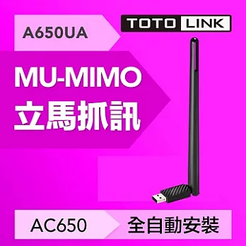 TOTOLINK AC650 AC雙頻無線USB網卡