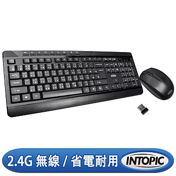 INTOPIC 廣鼎 2.4GHz無線鍵盤滑鼠組合包(KCW-936)