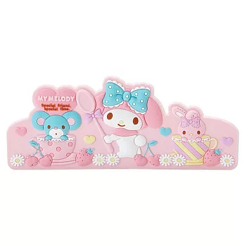 《Sanrio》美樂蒂可磁吸式造型磁鐵夾(甜蜜午茶)