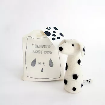 羊毛氈手創館【帶我回家 ‧ 犬系列】大麥町 DIY 包大麥町