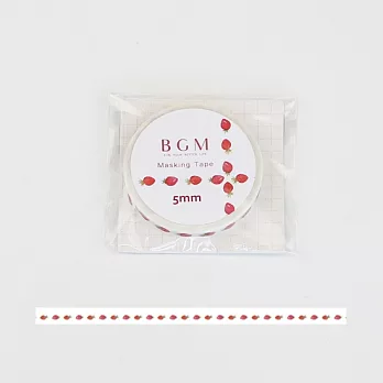 【BGM】和紙膠帶 細版Life系列 ‧草莓