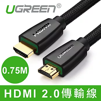 綠聯 0.75M HDMI 2.0傳輸線 BRAID版