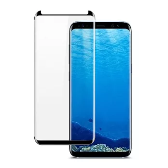 【SSTAR】SAMSUNG Galaxy S9 Plus 3D曲面滿版全覆蓋9H鋼化玻璃保護貼/黑色