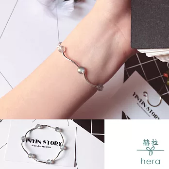 【Hera】赫拉 925純銀天然珍珠月光草莓晶手鍊(3款)月光石
