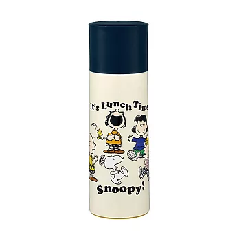 《SKATER》SNOOPY超輕量不鏽鋼兩用保溫保冷隨手瓶-360ml(午餐時光)