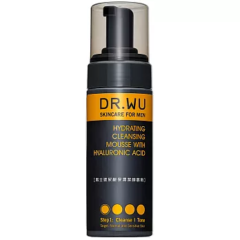 DR.WU 男士玻尿酸保濕潔顏慕斯160ML