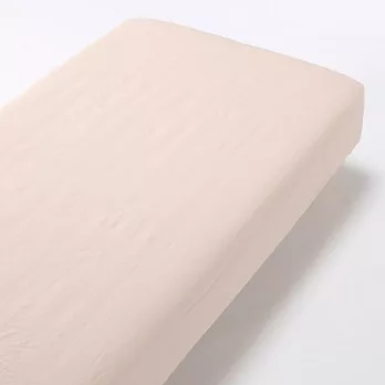 [MUJI無印良品]亞麻平織床包/SD/單人加大/粉紅色