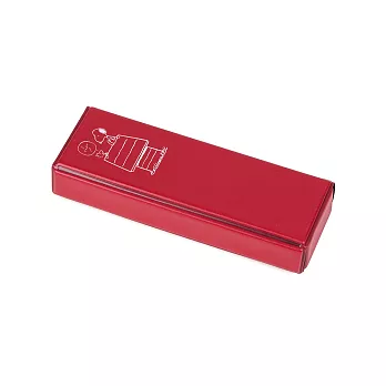 《sun-star》SNOOPY PVC磁吸式筆盒(狗屋紅)
