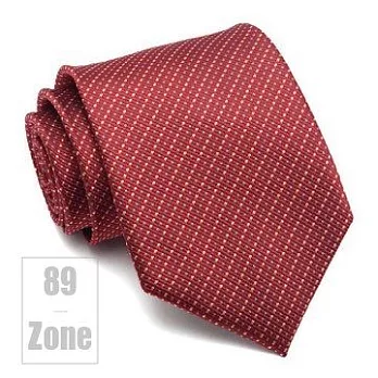 89zone 韓版時尚潮條紋領帶 211500006紅色