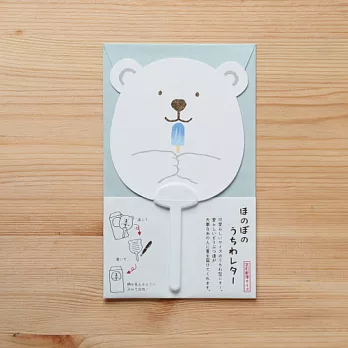 【Wa-Life】夏日扇子信封紙組 ‧北極熊