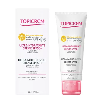 TOPICREM 特碧潤 極潤保濕防曬乳霜40ml (SPF50+)