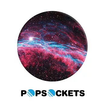 【PopSockets 泡泡騷】 美國No.1時尚多功能手機支架 -星雲面紗