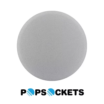 【PopSockets 泡泡騷】 美國No.1時尚多功能手機支架 -太空銀