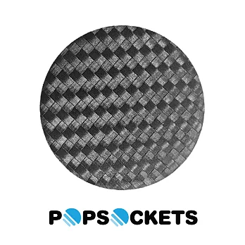 【PopSockets 泡泡騷】 美國No.1時尚多功能手機支架 -碳纖維