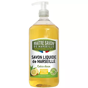 法國玫翠思馬賽液體皂1000ML-檸檬馬鞭草