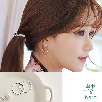 【Hera】赫拉 925純銀4/5公分大圓圈耳環(2款)4公分