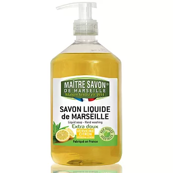 法國玫翠思馬賽液體皂500ML-檸檬馬鞭草