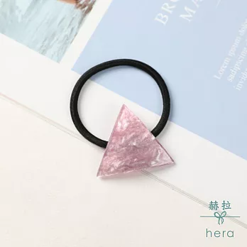 【Hera】赫拉 個性三角星空髮圈(4色)粉色