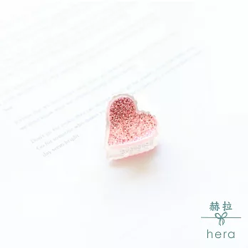 【Hera】赫拉 愛心瀏海小抓夾-4色粉色